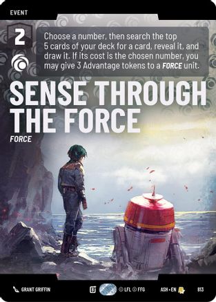 Image of Sense Through the Force (Prestige) (813) - Ashes of the Empire
