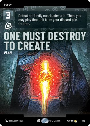 Image of One Must Destroy to Create (Prestige) (816) - Ashes of the Empire