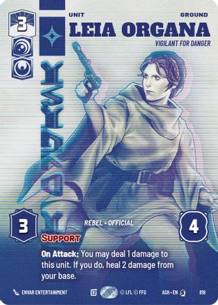 Image of Leia Organa - Vigilant for Danger (Prestige) (819) - Ashes of the Empire