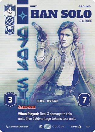 Image of Han Solo - It'll Work (Prestige) (823) - Ashes of the Empire