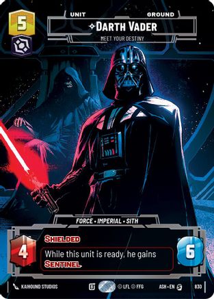 Image of Darth Vader - Meet Your Destiny (Prestige) (830) - Ashes of the Empire