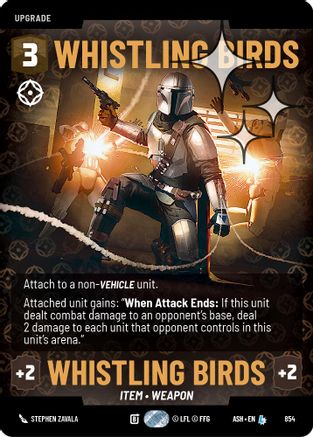 Image of Whistling Birds (Prestige Foil) (854) - Ashes of the Empire Foil