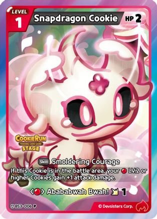 Image of Snapdragon Cookie (Participation) (BS3-006) - Promotion Cards Foil