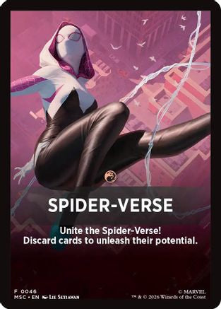 Image of Spider-Verse Theme Card (MSC-046) - Commander: Marvel Super Heroes