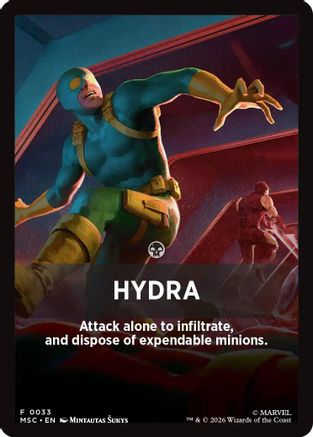 Image of Hydra Theme Card (MSC-033) - Commander: Marvel Super Heroes