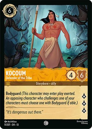 Image of Kocoum - Defender of the Tribe (11/207) - Attack of the Vine Cold Foil