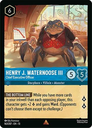 Image of Henry J. Waternoose III - Chief Executive Officer (163/207) - Attack of the Vine Cold Foil