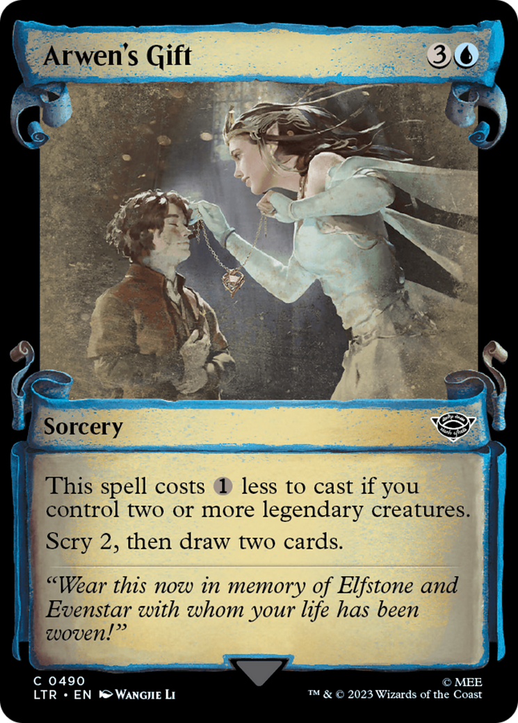 Image of Arwen's Gift (Showcase Scrolls) (LTR-490) - The Lord of the Rings: Tales of Middle-earth: (Showcase)