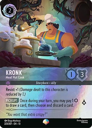 Image of Kronk - Meat Hut Cook (Epic) (223/207) - Attack of the Vine Holofoil