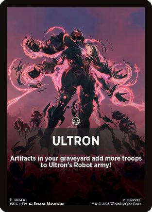 Image of Ultron Theme Card (MSC-040) - Commander: Marvel Super Heroes