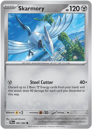 Image of Skarmory 060  ME05 Pitch Black - Common