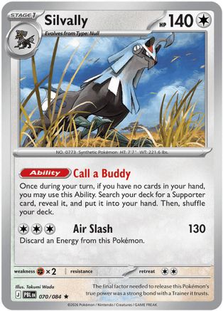 Image of Silvally 070/084  - Holofoil ME05 Pitch Black - Rare