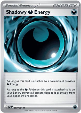 Image of Shadowy Darkness Energy 083  - Holofoil ME05 Pitch Black - Rare