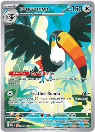 Image of Toucannon 094/084  - Holofoil ME05 Pitch Black - Illustration Rare