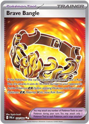 Image of Brave Bangle 104  - Holofoil ME05 Pitch Black - Ultra Rare