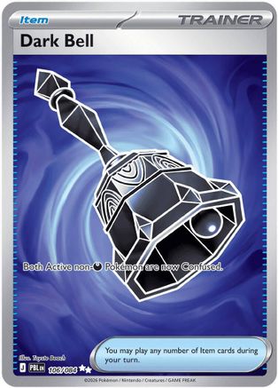 Image of Dark Bell 106/084  - Holofoil ME05 Pitch Black - Ultra Rare