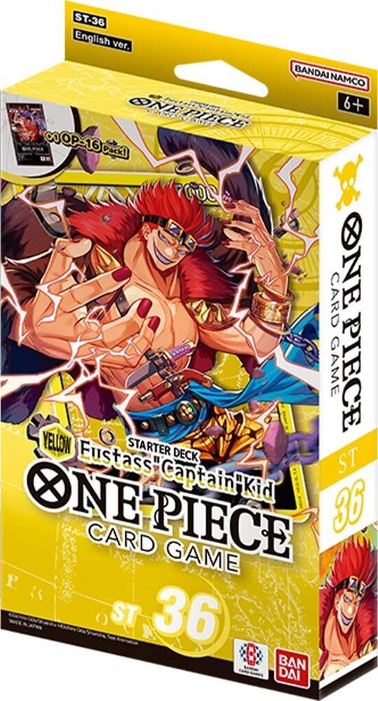 Image of Starter Deck 36: YELLOW Eustass”Captain”Kid - Starter Deck 36: YELLOW Eustass