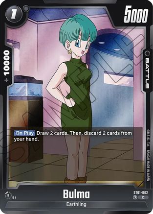 Image of Bulma (ST01-062) - Story Booster 01 Holofoil
