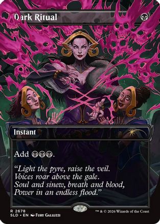 Image of Dark Ritual (2678) (SLD-2678) - Secret Lair Drop Series Foil