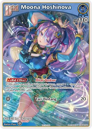Image of Moona Hoshinova (P) (hBP06-049) (hBP06-049) - hololive OFFICIAL CARD GAME Promos Foil