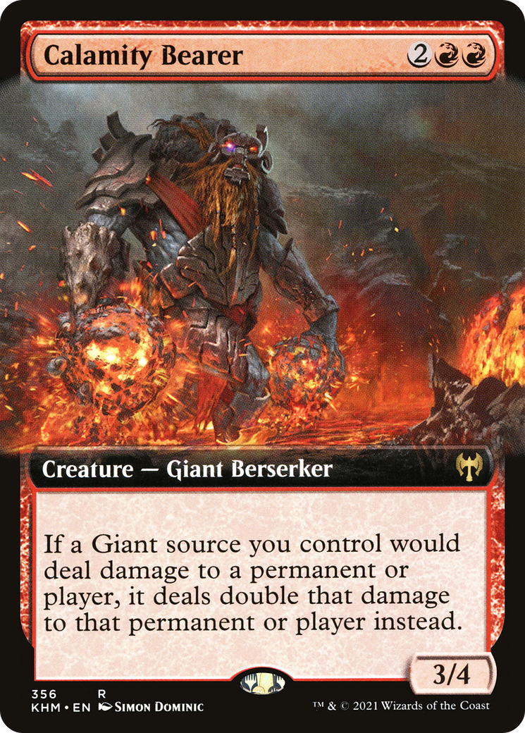Image of Calamity Bearer (Extended Art) (KHM-356) - Kaldheim: (Extended Art)
