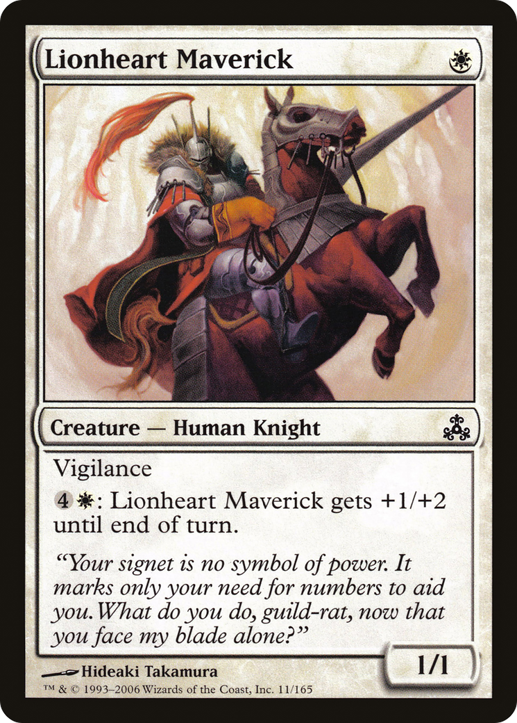 Image of Lionheart Maverick (GPT-011) - Guildpact Foil