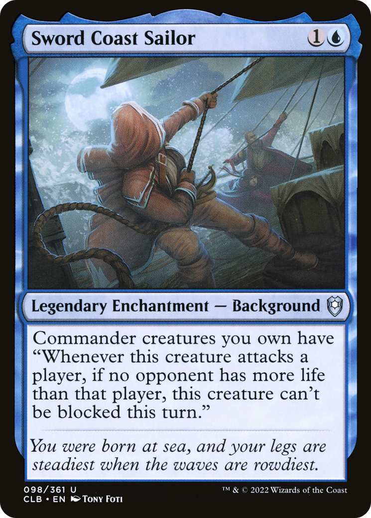 Image of Sword Coast Sailor (CLB-098) - Commander Legends: Battle for Baldur's Gate