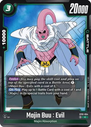 Image of Majin Buu : Evil - ST01-034 (ST01-034) - Story Booster 01 Holofoil