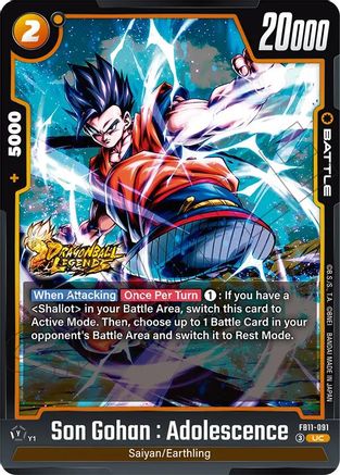 Image of Son Gohan : Adolescence - FB11-091 (FB11-091) - Brightness of Hope