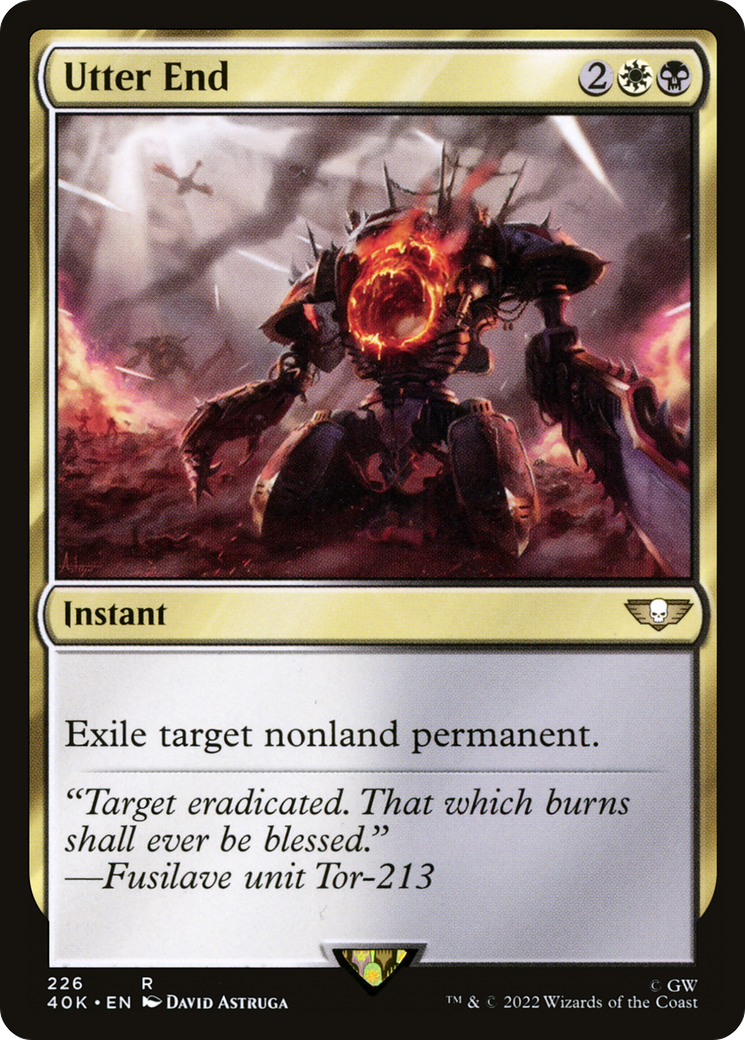 Image of Utter End (40K-226) - Warhammer 40,000 Commander