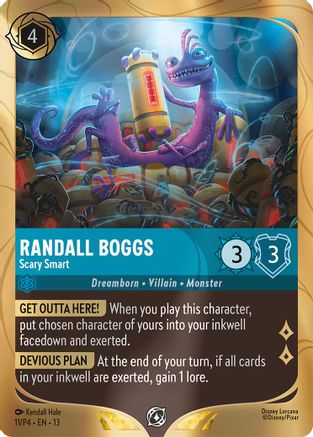 Image of Randall Boggs - Scary Smart (11) - Disney Lorcana Promo Cards Holofoil