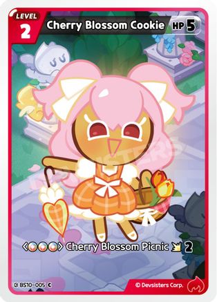Image of Cherry Blossom Cookie (BS10-005) - The Dark Enchantress War