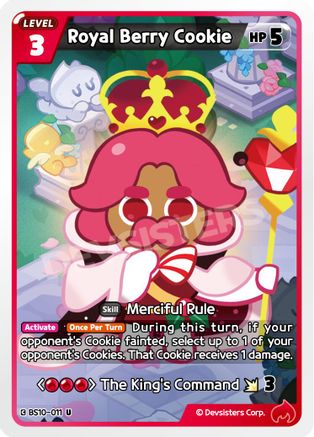 Image of Royal Berry Cookie (BS10-011) - The Dark Enchantress War