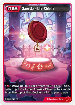 Image of Jam Jar Lid Shield (BS10-017) - The Dark Enchantress War