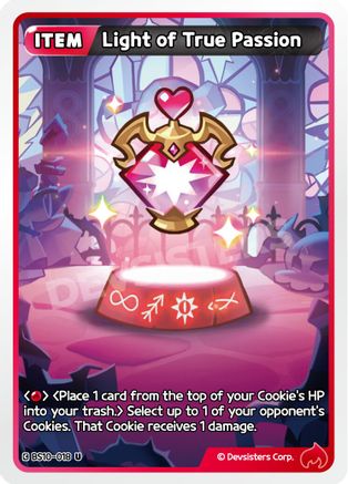 Image of Light of True Passion (BS10-018) - The Dark Enchantress War