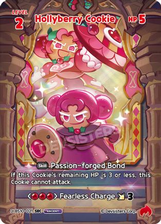 Image of Hollyberry Cookie (021) (SEC) (BS10-021) - The Dark Enchantress War Foil