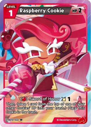 Image of Raspberry Cookie (022) (BS10-022) - The Dark Enchantress War Foil