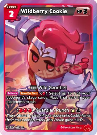 Image of Wildberry Cookie (023) (BS10-023) - The Dark Enchantress War Foil