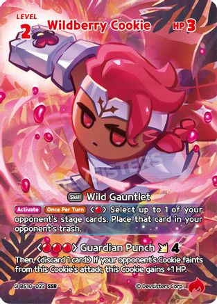 Image of Wildberry Cookie (023) (SSR) (BS10-023) - The Dark Enchantress War Foil