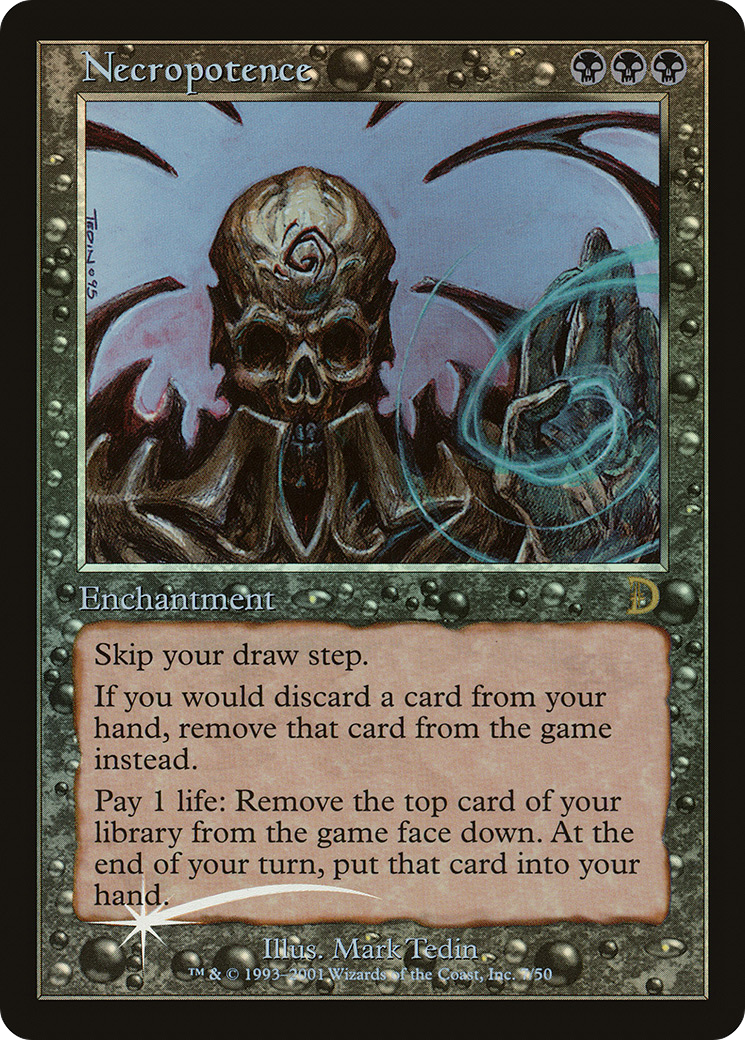 Image of Necropotence (DKM-007) - Deckmasters Foil