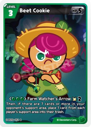 Image of Beet Cookie (BS10-052) - The Dark Enchantress War