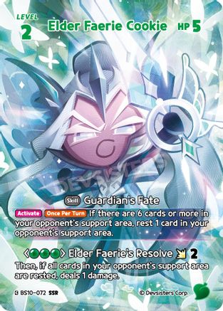 Image of Elder Faerie Cookie (SSR) (BS10-072) - The Dark Enchantress War Foil