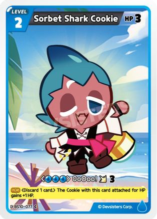 Image of Sorbet Shark Cookie (BS10-077) - The Dark Enchantress War