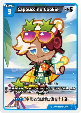 Image of Cappuccino Cookie (BS10-081) - The Dark Enchantress War
