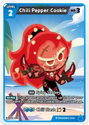 Image of Chili Pepper Cookie (BS10-085) - The Dark Enchantress War