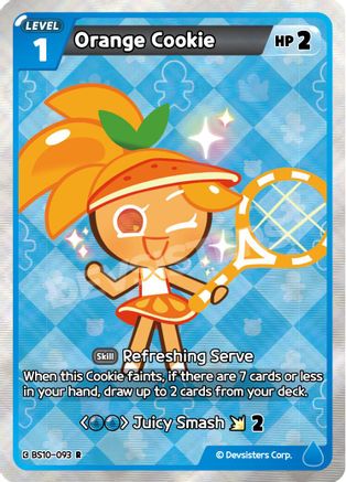 Image of Orange Cookie (BS10-093) - The Dark Enchantress War Foil