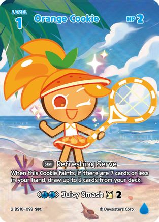 Image of Orange Cookie (SEC) (BS10-093) - The Dark Enchantress War Foil