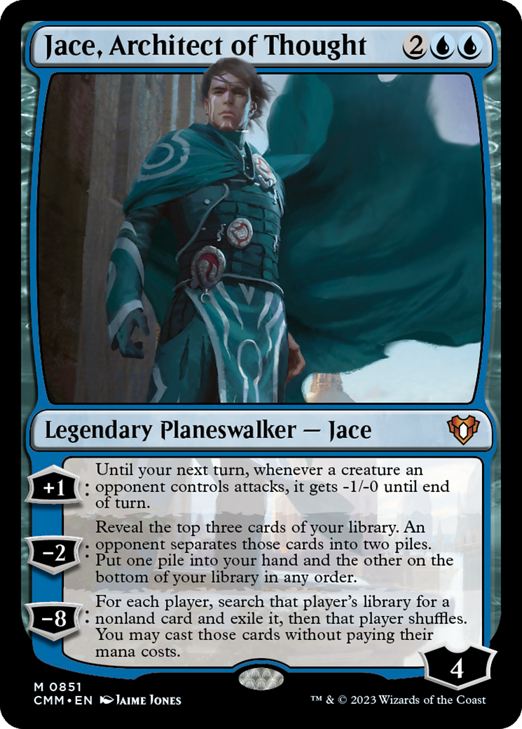 Image of Jace, Architect of Thought (CMM-851) - Commander Masters