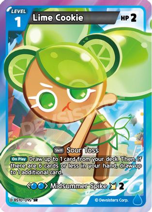 Image of Lime Cookie (BS10-095) - The Dark Enchantress War Foil