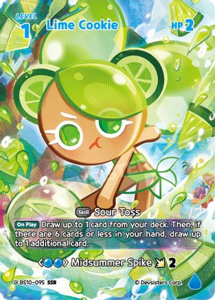 Image of Lime Cookie (SSR) (BS10-095) - The Dark Enchantress War Foil